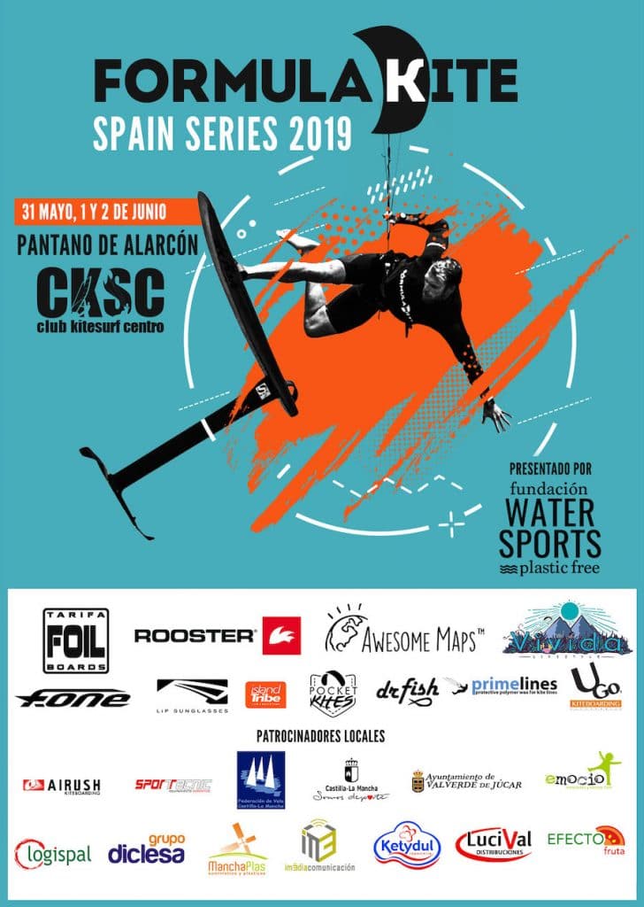 Poster Formula Kite Spain Series Alarcón 2019