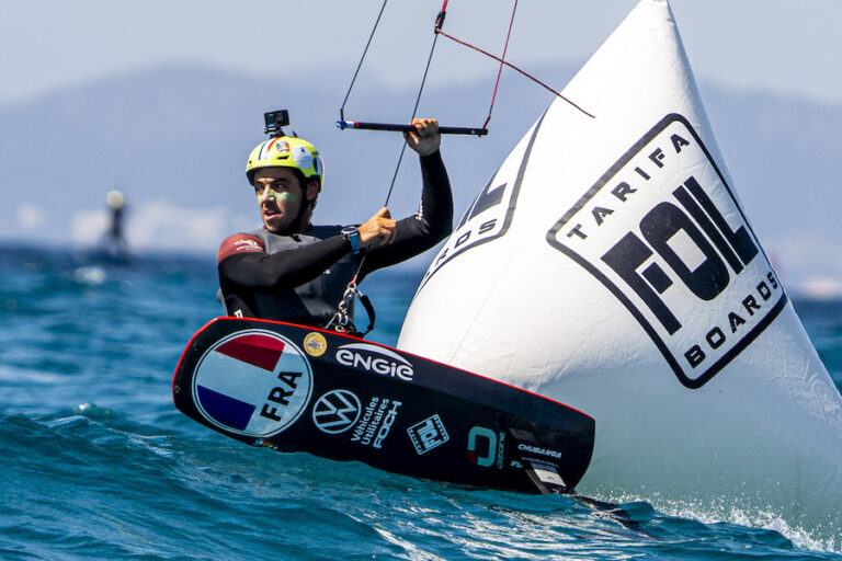 Mazella and Nolot first leaders of the Formula Kite Spain Series 2023